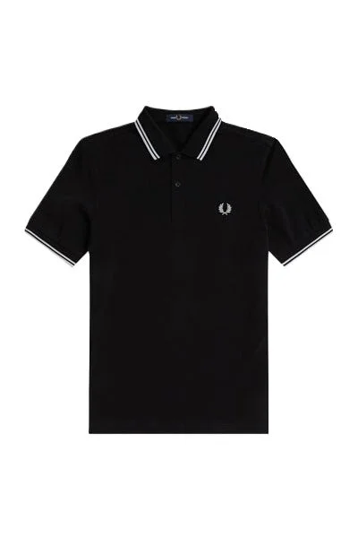 Men's jacquard woven polo shirts with intricate designsFred Perry Twin Tipped Polo Shirt Black Men's jacquard woven polo shirts with intricate designsFred Perry Twin Tipped Polo Shirt Black
