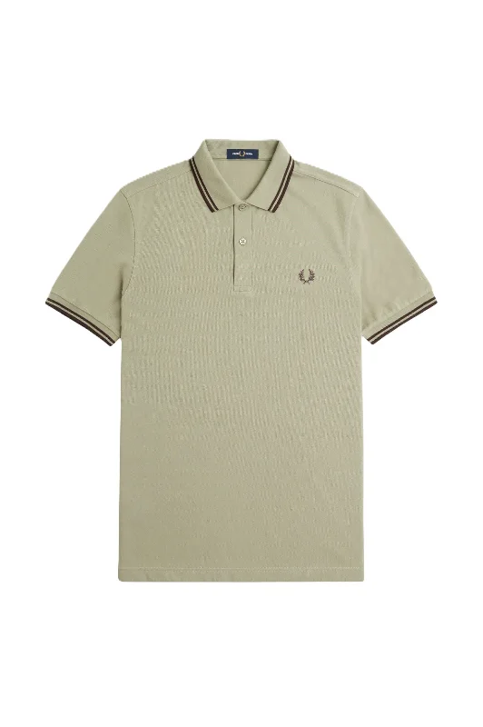 Men's reversible polo shirts with two different looksFred Perry Twin Tipped Polo Shirt Warm Grey/Brick Men's reversible polo shirts with two different looksFred Perry Twin Tipped Polo Shirt Warm Grey/Brick
