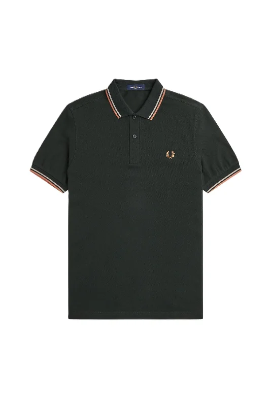 Men's slim fit short sleeve polo shirts with contrast collarsFred Perry Twin Tipped Polo Shirt NgRe/WrGrey/LRus Men's slim fit short sleeve polo shirts with contrast collarsFred Perry Twin Tipped Polo Shirt NgRe/WrGrey/LRus