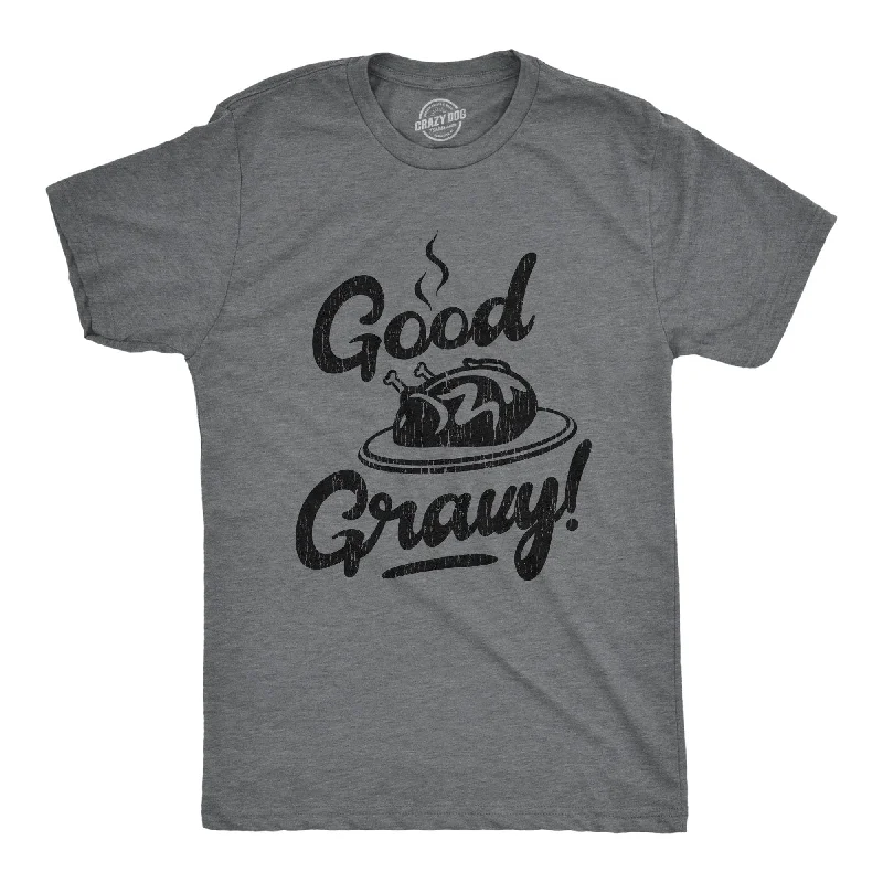 Men's ribbed t - shirts with a textured finish for added styleGood Gravy Men's T Shirt