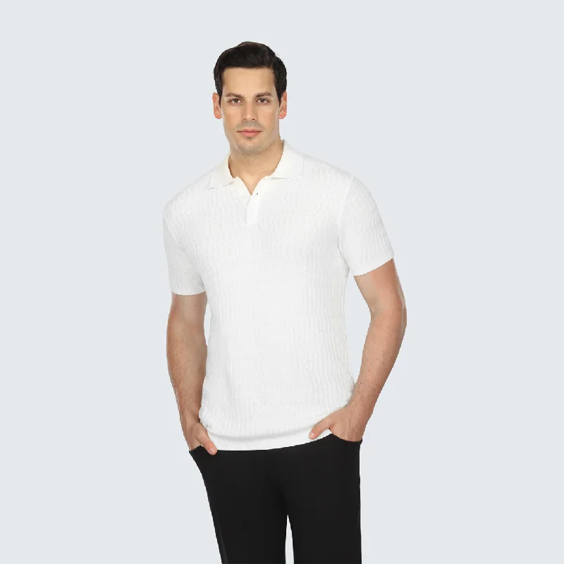 Men's UV - protected polo shirts for outdoor gardeningCloud Luxe Knit Polo