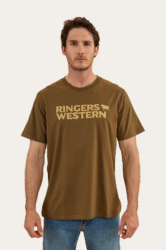 Men's thermal t - shirts with a high - neck design for cold weatherHastings Mens Loose Fit T-Shirt - Military Green