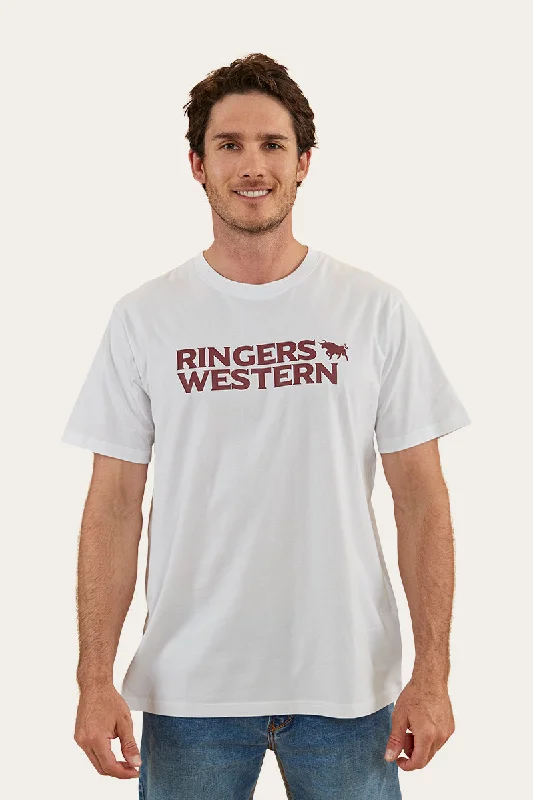 Men's UV - protection t - shirts for outdoor activities in the sunHastings Mens Loose Fit T-Shirt - White