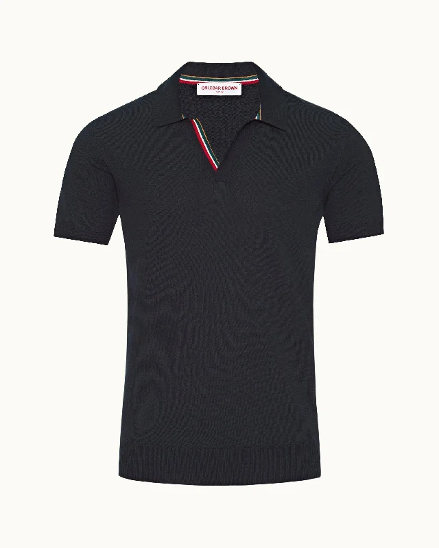 Men's breathable cotton blend polo shirts for summer outingsHorton Tipping