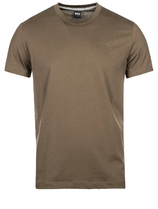 Men's mock - neck t - shirts with a modern and sleek styleTiburt T-shirt With Liquid Finish Leaf Green