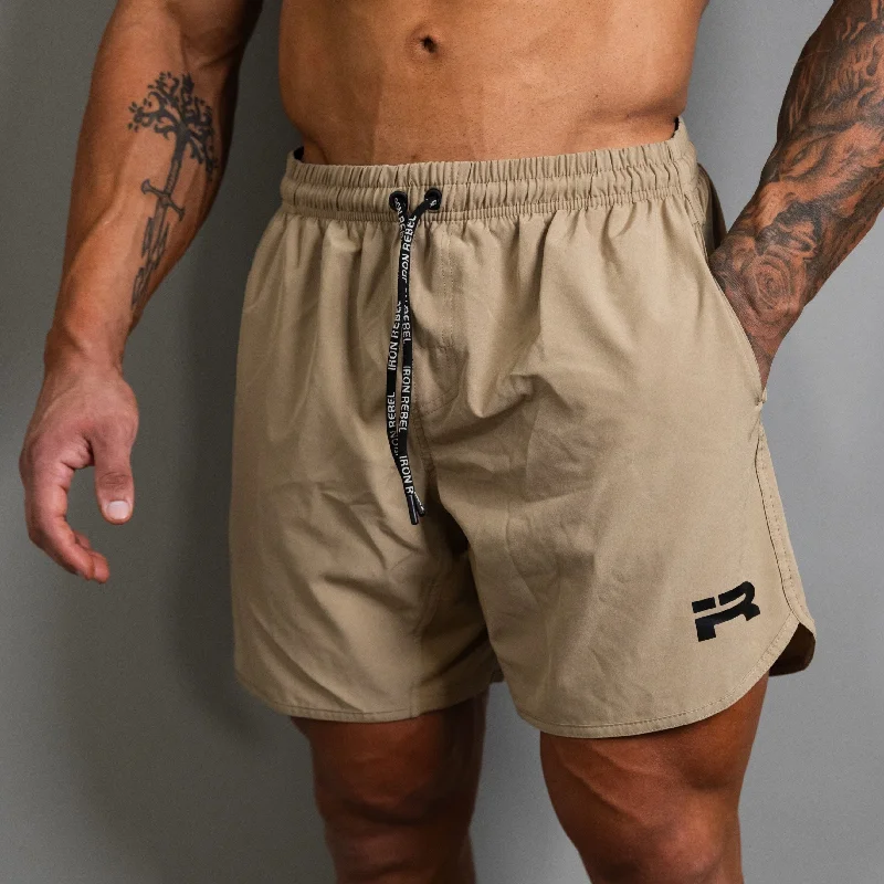 longline tank tops for menIR Tech Shorts (Khaki)