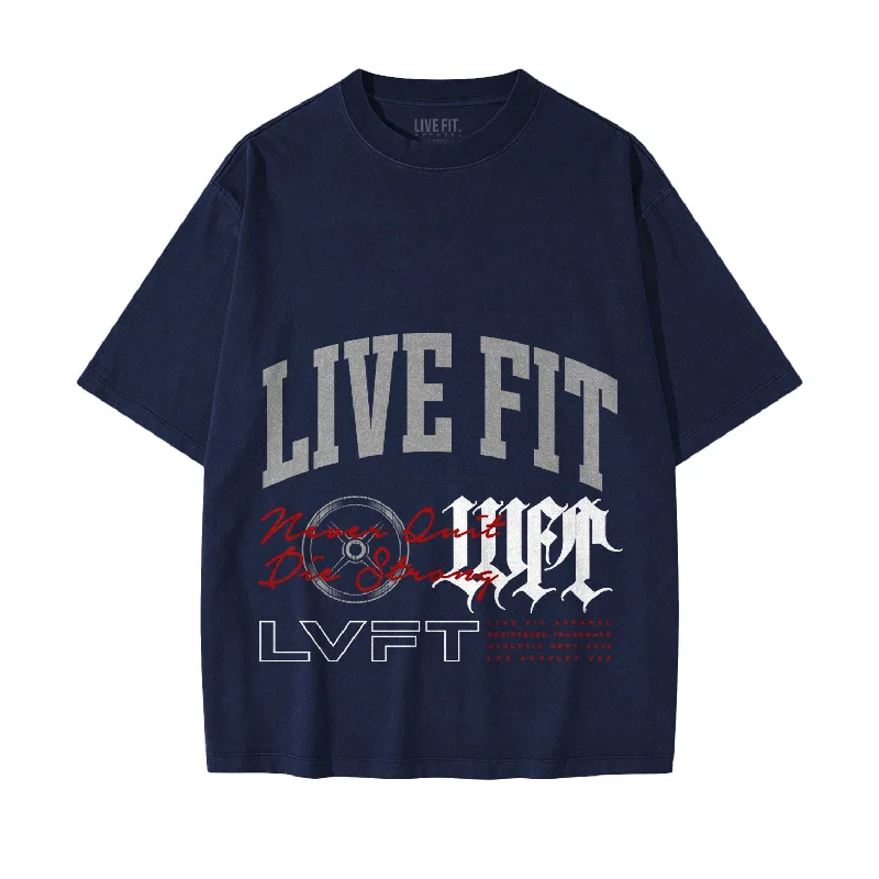 Men's distressed denim - look t - shirts with a rugged appealIRN Mixtape Tee - Midnight Navy