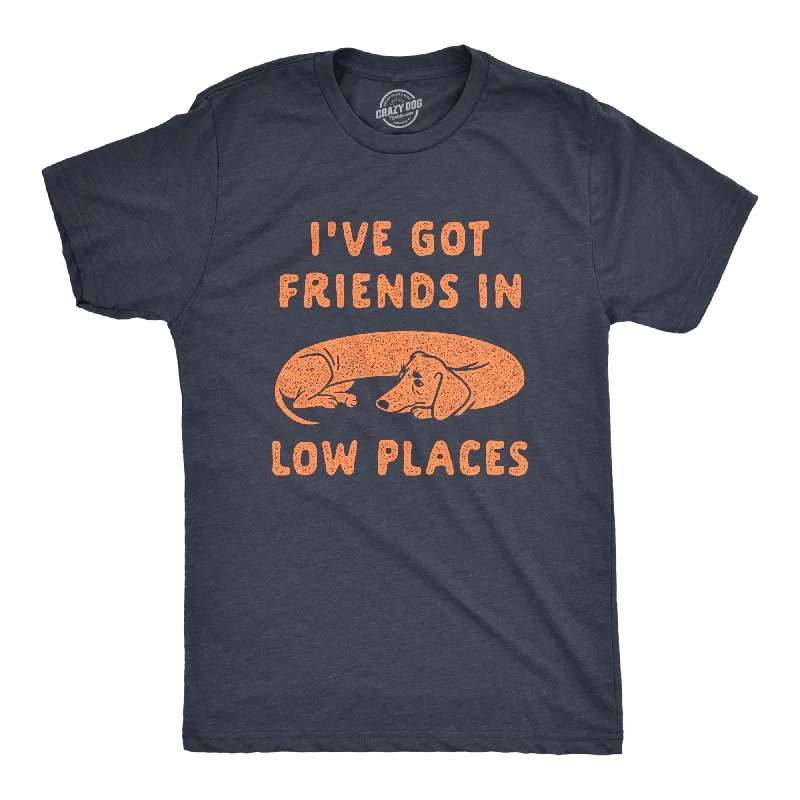 Men's printed Hawaiian t - shirts for tropical vacationsIve Got Friends In Low Places Men's T Shirt