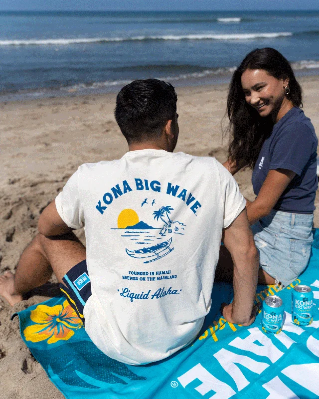 Men's antimicrobial t - shirts for odor - free freshness during travelKona x Jack's "Canoe" S/S Tee