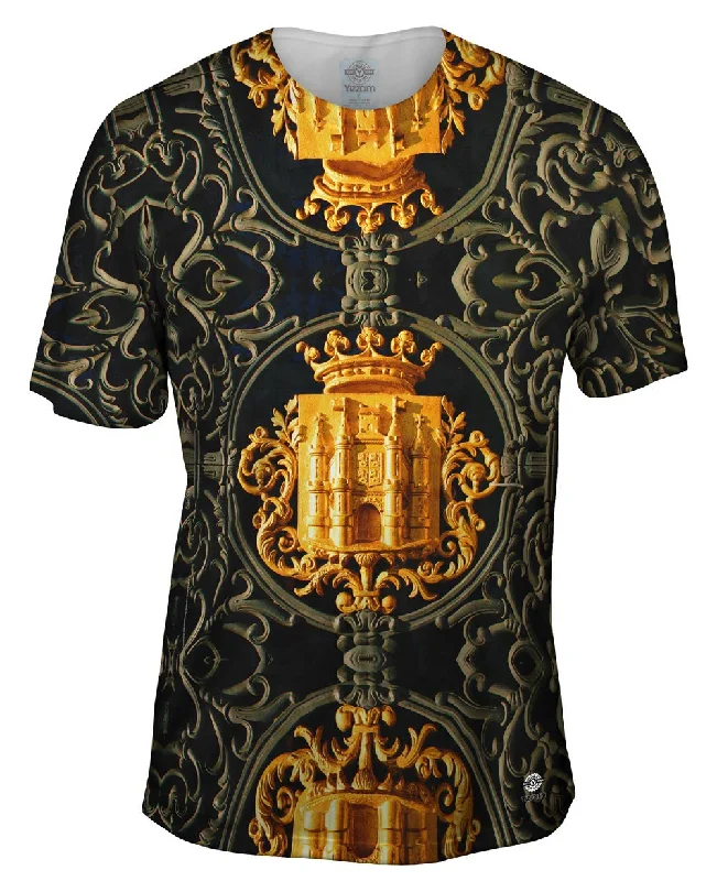 Men's printed Hawaiian t - shirts for tropical vacationsJean-Pol Grandmont - "Grille du Theatre Royal de Mons" (2011)