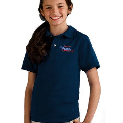 Men's long sleeve classic fit polo shirts with embroidered logosJerzees Youth 5.6oz, 50/50 Jersey Polo With SpotShield Men's long sleeve classic fit polo shirts with embroidered logosJerzees Youth 5.6oz, 50/50 Jersey Polo With SpotShield