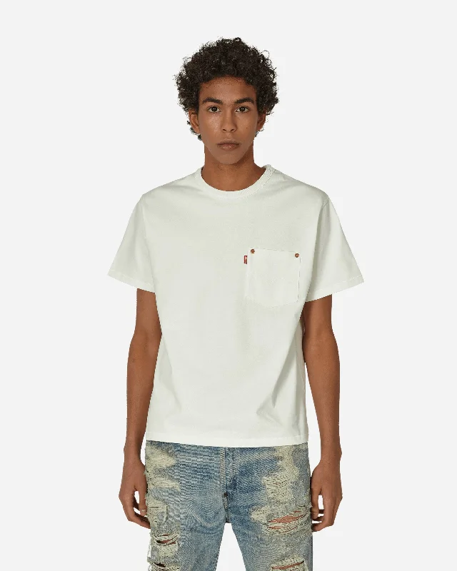 Men's polo t - shirts with a contrast collar for a preppy lookLevi’s® Pocket T-Shirt White