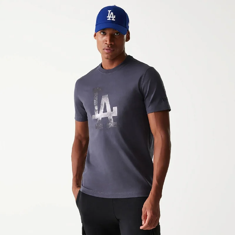 Men's eco - friendly recycled t - shirts for sustainable fashion choicesLA Dodgers Cosmic Space Dark Grey T-Shirt