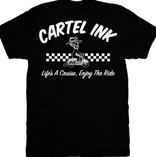 Men's tie - dye t - shirts with a bohemian styleLife's a Cruise Men's T-Shirt
