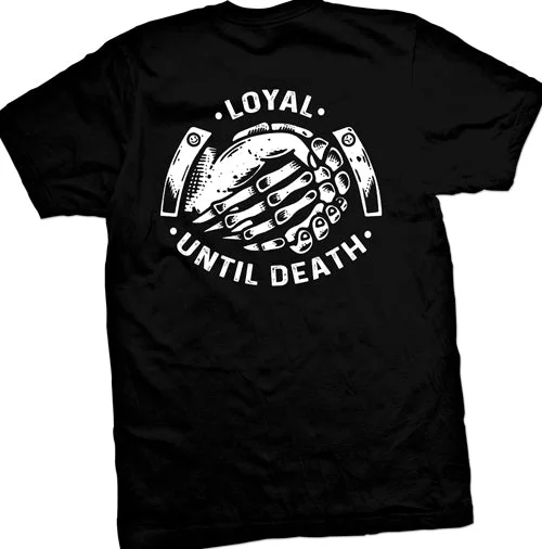 Men's long - sleeve henley t - shirts with button - down placketsLoyal Until Death Men's T-Shirt