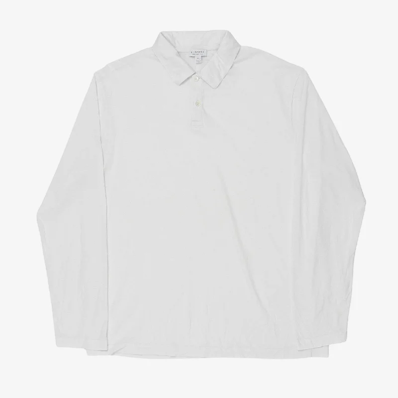 Men's slim fit short sleeve polo shirts with contrast collarsLS Polo Shirt