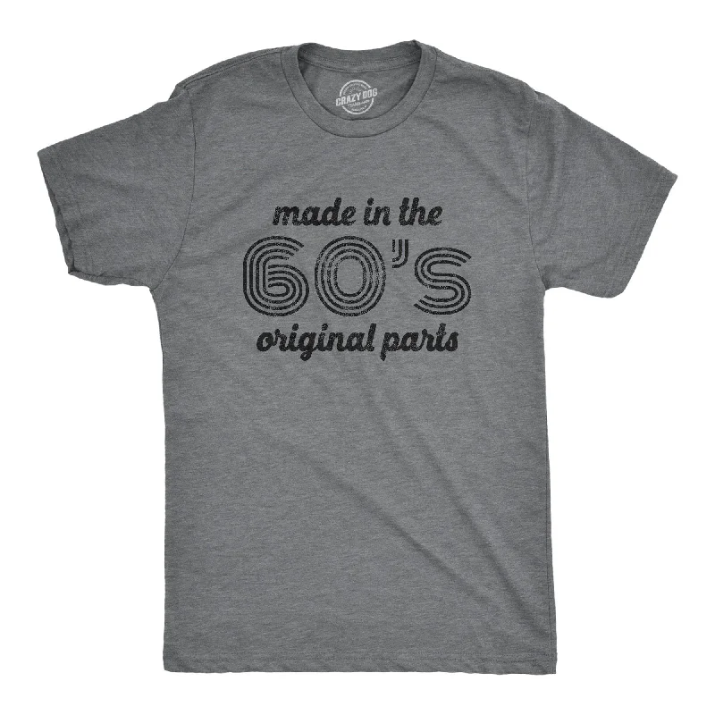 Men's polo t - shirts with a contrast collar for a preppy lookMade In The 60s Original Parts Men's T Shirt