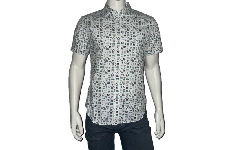 Men's plus size golf polo shirts in moisture wicking fabricMD Hockey Icons Camp Shirt