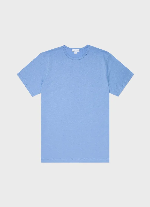 Men's antimicrobial t - shirts for odor - free freshness during travelMen's Classic T-shirt in Cool Blue