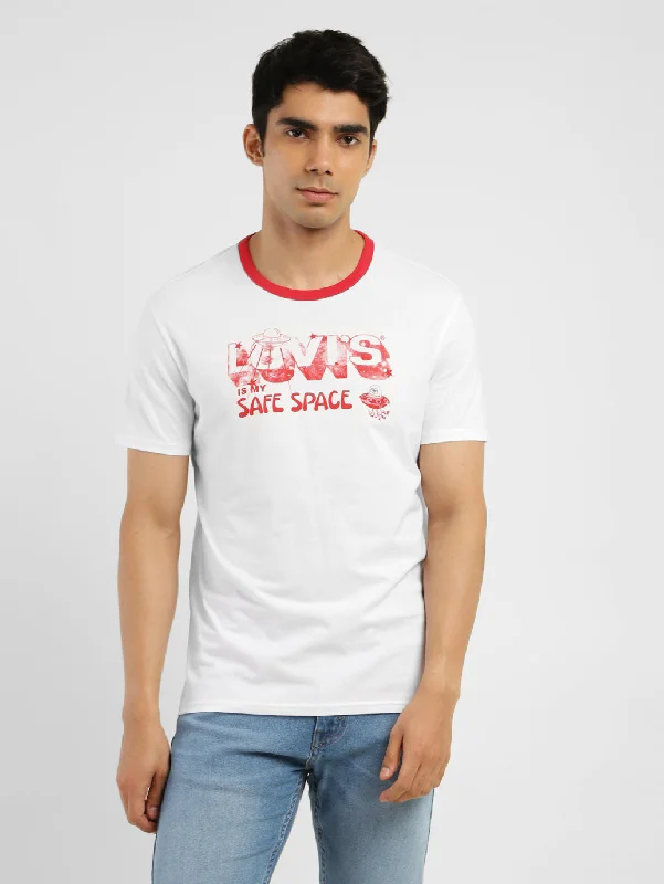 Men's smart - casual checkered t - shirts for semi - formal occasionsMen's Graphic Slim Fit T-shirt