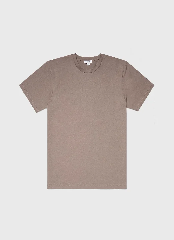 Men's organic cotton crew - neck t - shirts for everyday comfortMen's Riviera Midweight T-shirt in Cedar