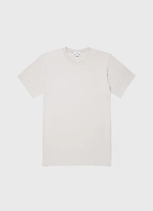 Men's short - sleeve linen t - shirts for summer beach outingsMen's Riviera Midweight T-shirt in Putty