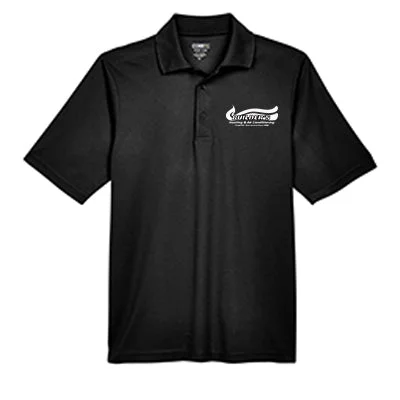 Men's long sleeve classic fit polo shirts with embroidered logosCore365 Men's Performance Pique Polo, Tall