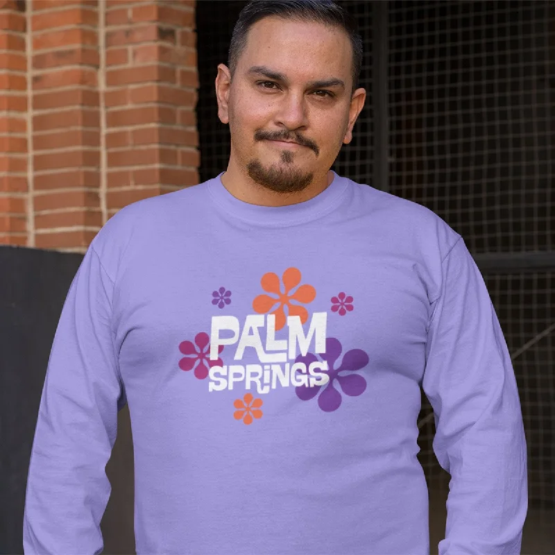 Men's thermal t - shirts with a high - neck design for cold weatherUnisex Long Sleeve Shirt Modfest - Dark Lavender