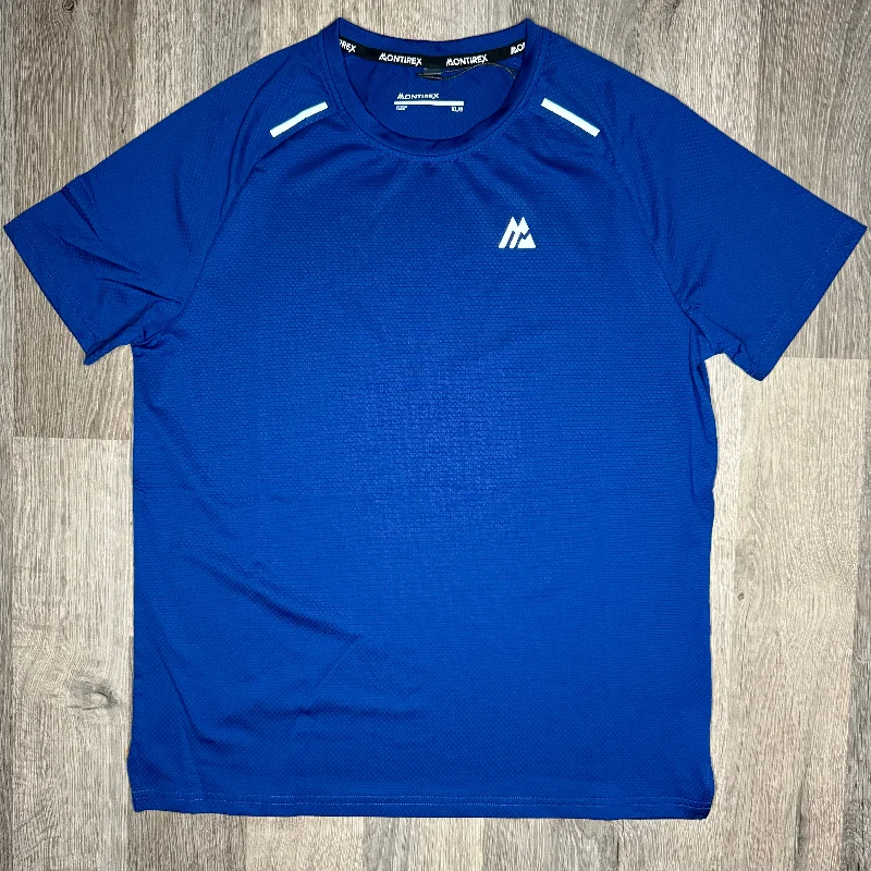 Men's eco - friendly recycled t - shirts for sustainable fashion choicesMontirex Soar Tee - Blue (Junior)
