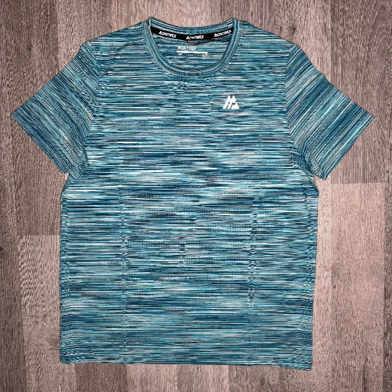 Men's eco - friendly recycled t - shirts for sustainable fashion choicesMontirex Trail Tee - Teal (Junior)