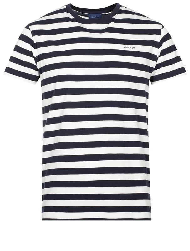 Men's lightweight performance t - shirts for running marathonsMultistripe T-shirt Evening Blue