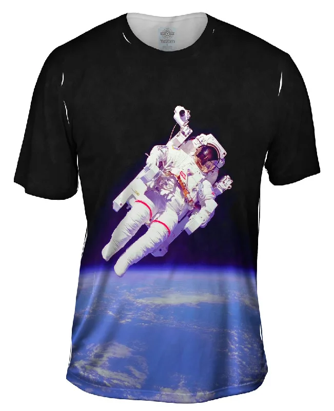Men's moisture - wicking athletic t - shirts for intense workoutsNASA Space Walk