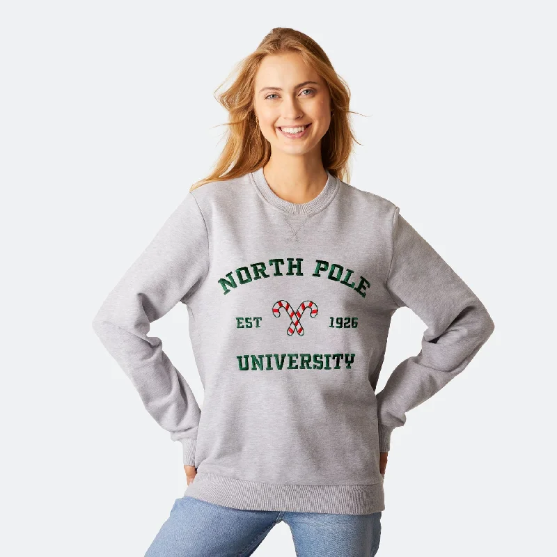 Athletic Fit Men's Moisture - Wicking Polyester Pullover in Neon Green for WorkoutsNorth Pole University Weihnachts-Sweatshirt Damen Athletic Fit Men's Moisture - Wicking Polyester Pullover in Neon Green for WorkoutsNorth Pole University Weihnachts-Sweatshirt Damen