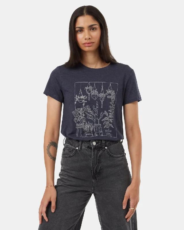 Men's thermal t - shirts with a high - neck design for cold weatherPlant Club T-Shirt