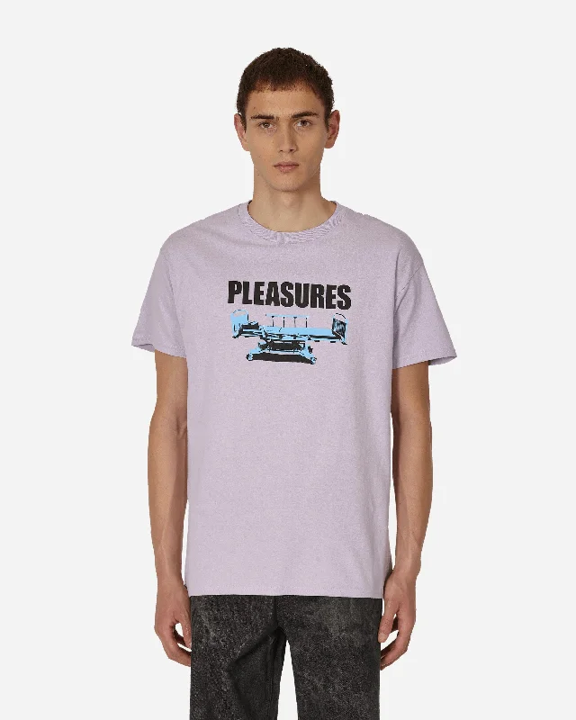 Men's button - front t - shirts with a unique artistic printBed T-Shirt Orchid