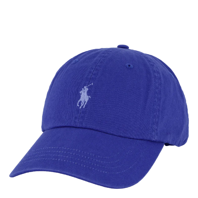 Men's long sleeve classic fit polo shirts with embroidered logosCotton Chino Ball Cap Liberty Blue