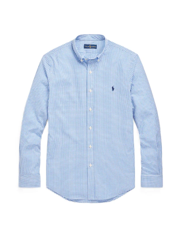 Men's antimicrobial polo shirts for odor - free daily wearPolo Ralph Lauren Custom Fit Poplin Shirt Blue/Wht Men's antimicrobial polo shirts for odor - free daily wearPolo Ralph Lauren Custom Fit Poplin Shirt Blue/Wht