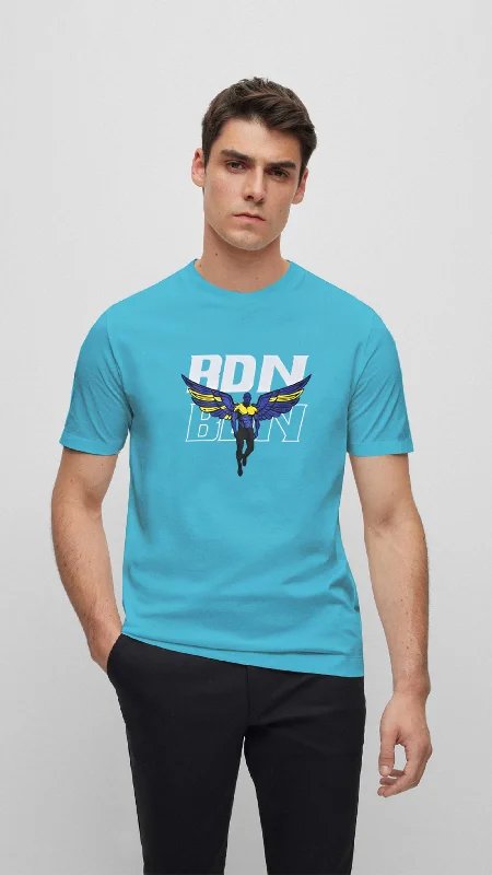 Men's budget - friendly basic polo shirts in multiple colorsPolo Republica Men's BDN Printed Crew Neck Tee Shirt Men's budget - friendly basic polo shirts in multiple colorsPolo Republica Men's BDN Printed Crew Neck Tee Shirt