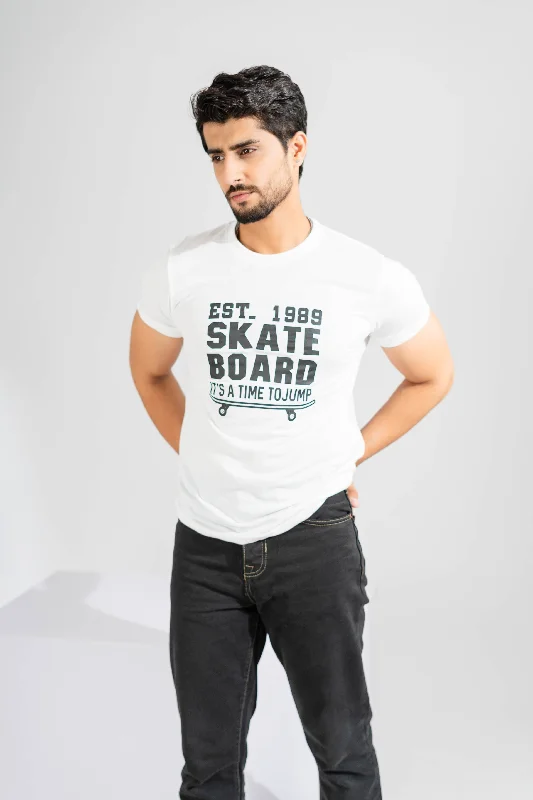 Men's stretchable athletic polo shirts for fitness workoutsPolo Republica Men's Skate Board Printed Crew Neck Tee Shirt Men's stretchable athletic polo shirts for fitness workoutsPolo Republica Men's Skate Board Printed Crew Neck Tee Shirt