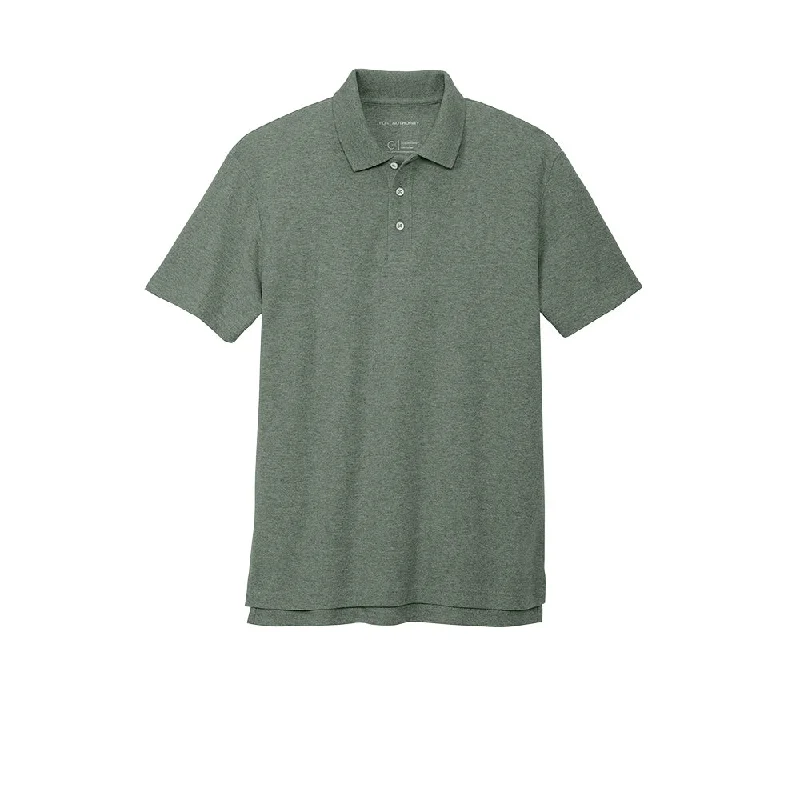 Men's quick - dry polo shirts for water sports activities#Port Authority C-FREE Cotton Blend Pique Polo Men's quick - dry polo shirts for water sports activities#Port Authority C-FREE Cotton Blend Pique Polo