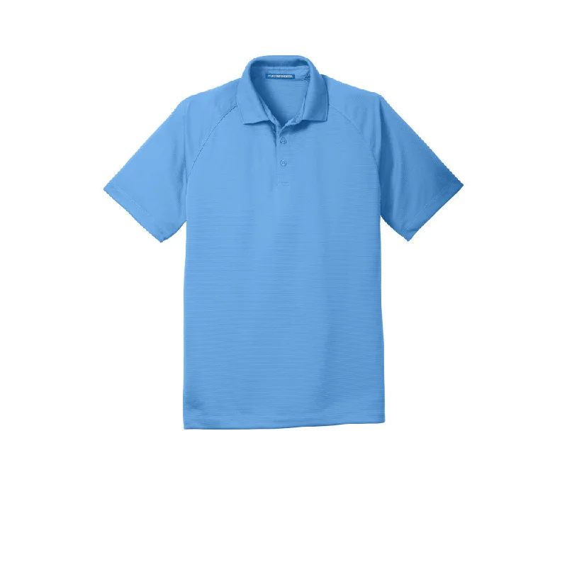 Men's button - down spread collar polo shirts for business casual#Port Authority Crossover Raglan Polo Men's button - down spread collar polo shirts for business casual#Port Authority Crossover Raglan Polo
