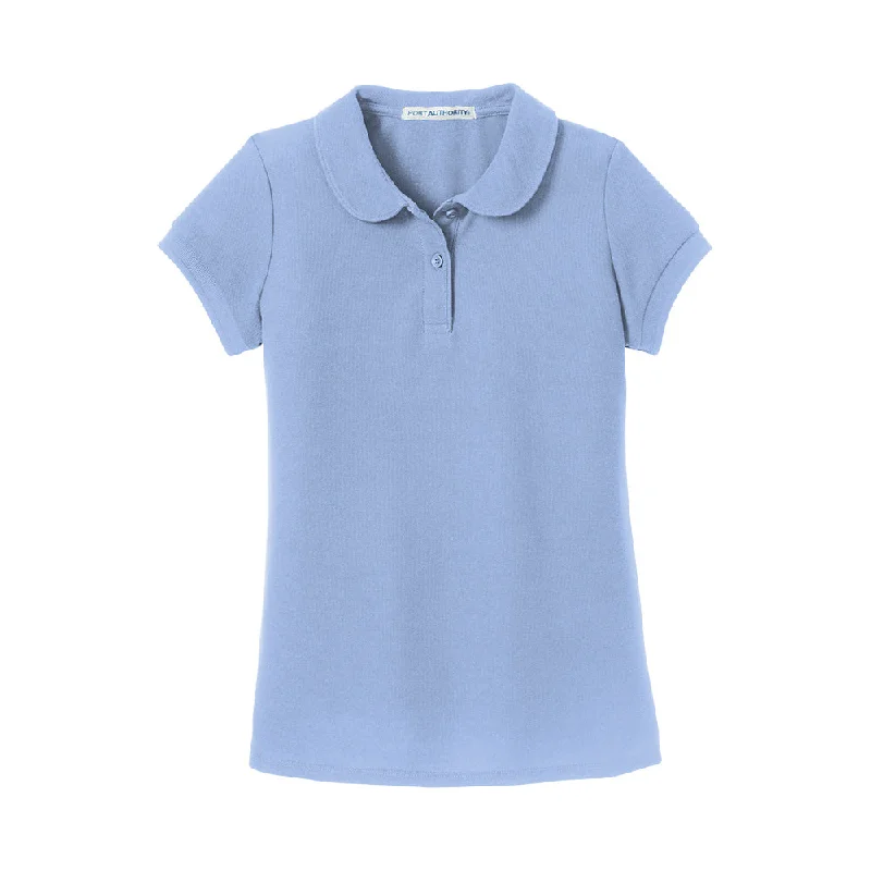 Men's luxury cashmere blend polo shirts in solid colors#Port Authority Girls Silk Touch Peter Pan Collar Polo Men's luxury cashmere blend polo shirts in solid colors#Port Authority Girls Silk Touch Peter Pan Collar Polo