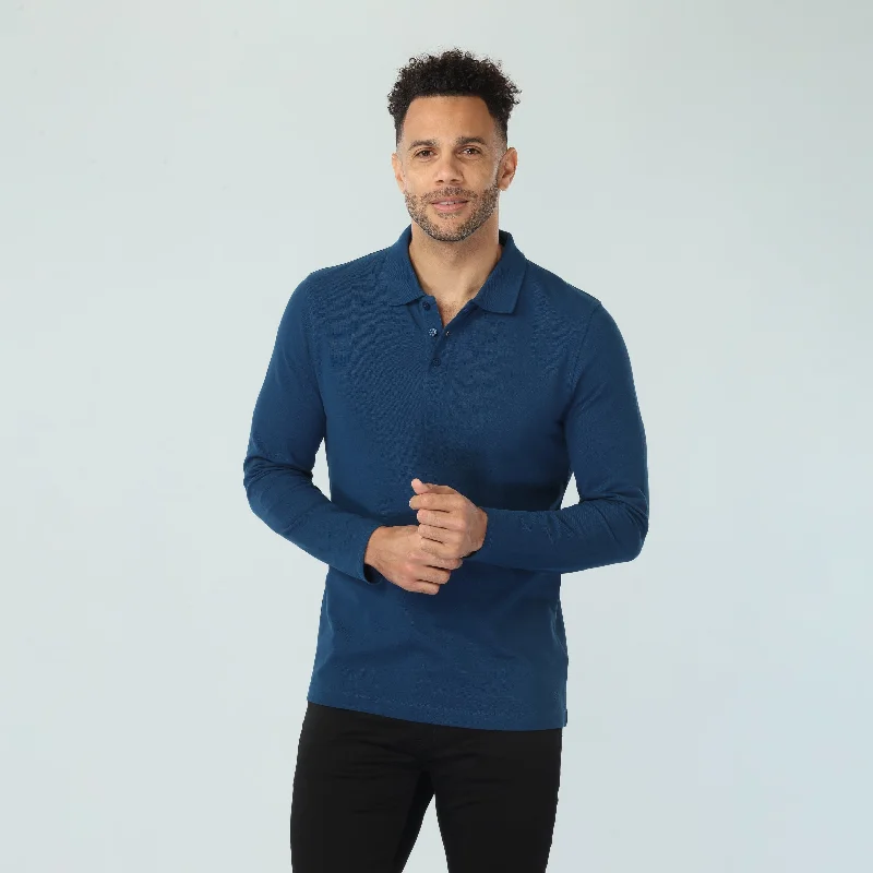 Men's formal - style silk blend polo shirts for special occasionsPoseidon Polo