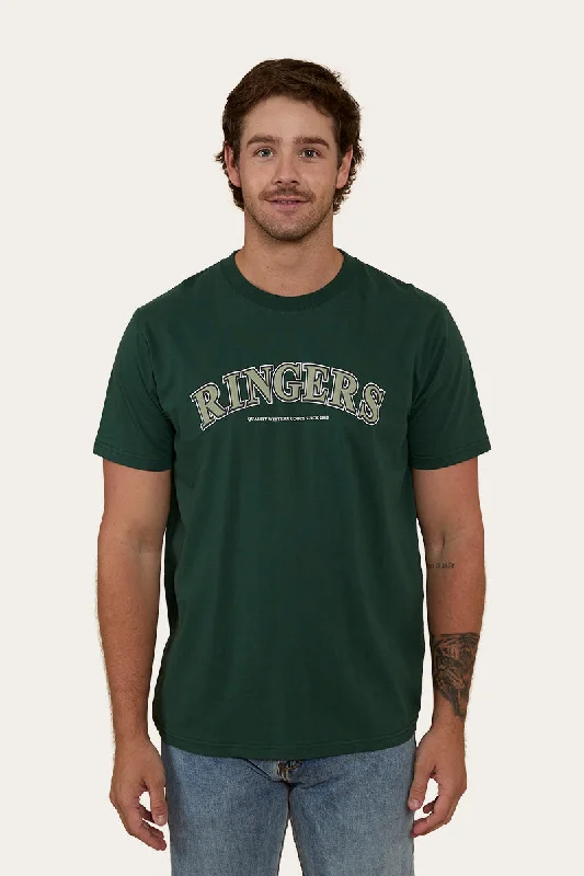 Men's eco - friendly recycled t - shirts for sustainable fashion choicesPrinceton Mens Loose Fit T-Shirt - Pine