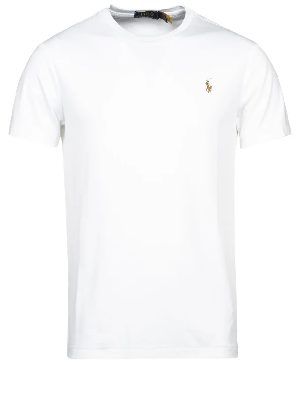 Men's organic cotton crew - neck t - shirts for everyday comfortCustom Slim Fit Soft Cotton T-Shirt White