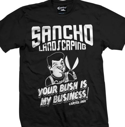 Men's smart - casual checkered t - shirts for semi - formal occasionsSancho Landscaping Men's T-Shirt