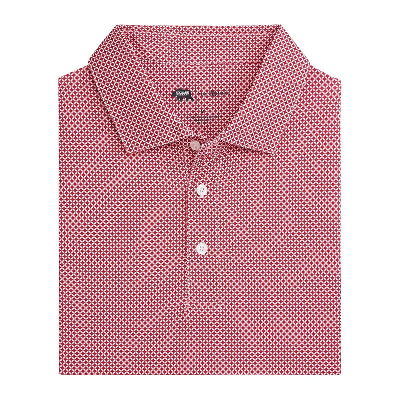 Men's lightweight performance polo shirts for tennis matchesScope Performance Polo - Crimson Men's lightweight performance polo shirts for tennis matchesScope Performance Polo - Crimson