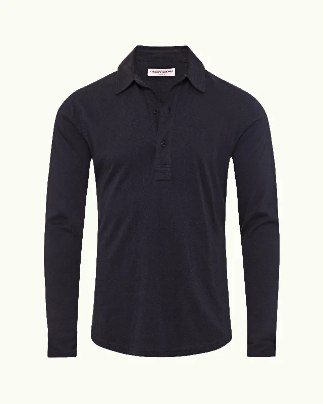 Men's jacquard woven polo shirts with intricate designsSebastian Cashmere