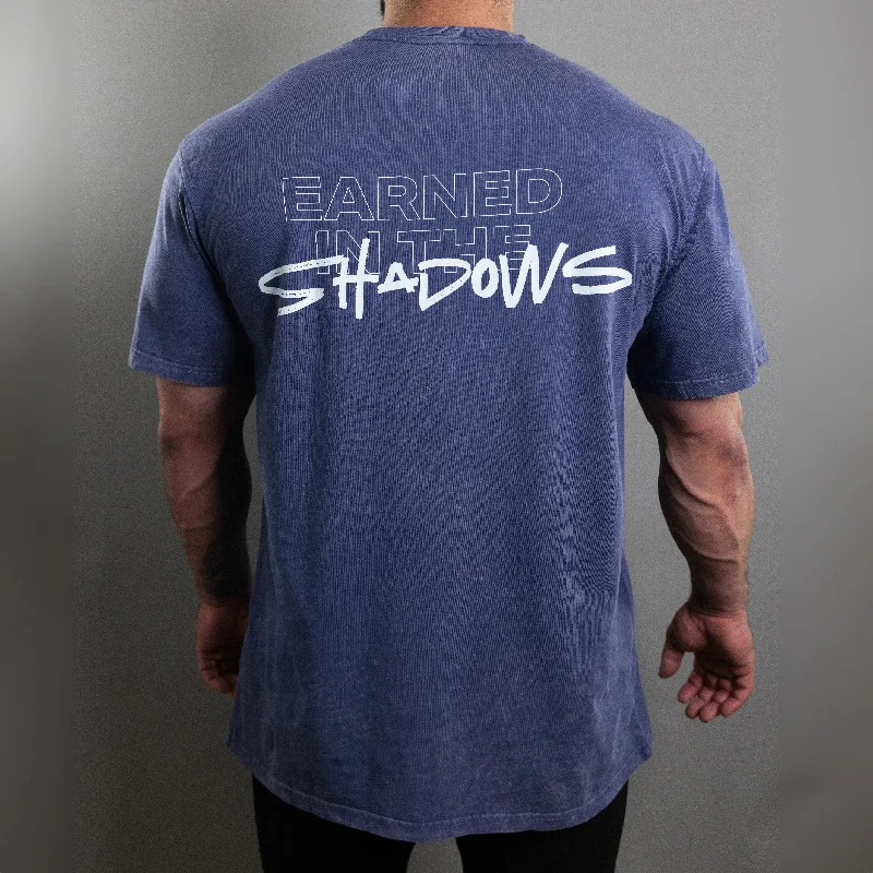 UV protection men's tank topsShadows Tee (Slate Blue)