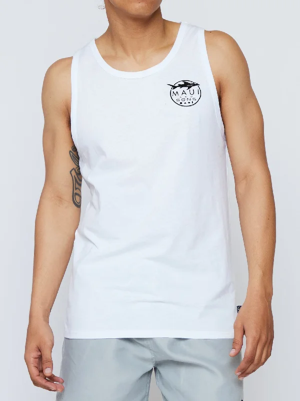 men's tank tops for runningClassic Shark Logo Tank Top-Multi Colors